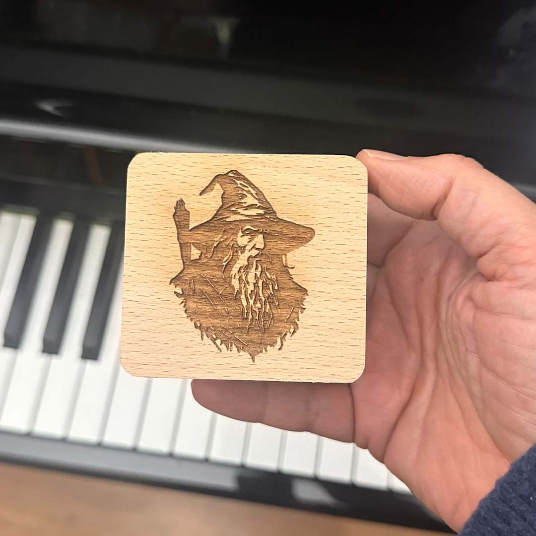 Señor de los anillos. Grabado Gandalf