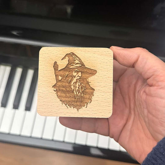 Señor de los anillos. Grabado Gandalf