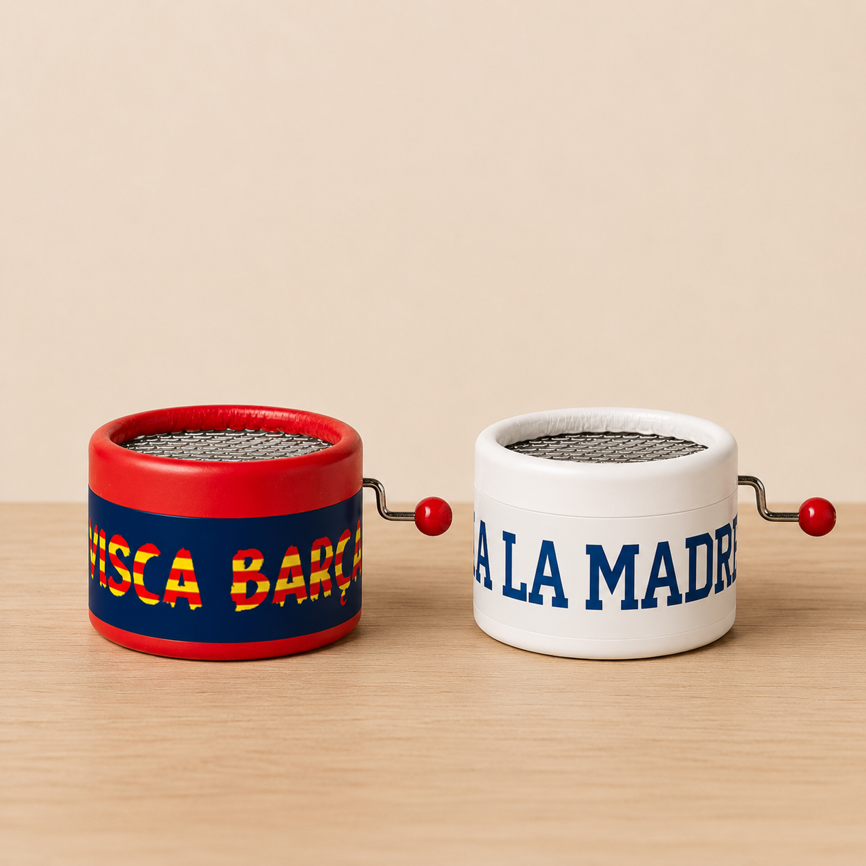PACK 2 CAJITAS futbol: Madrid, Atlético de Madrid y Barça