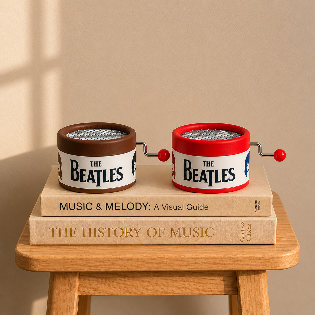 PACK 2 CAJITAS BEATLES: Here comes the sun, Yesterday, Yellow submarine, And I love her